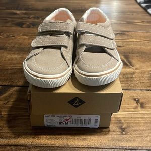 Sperry Boys Halyard Toddler Boat Shoes Size 8.5